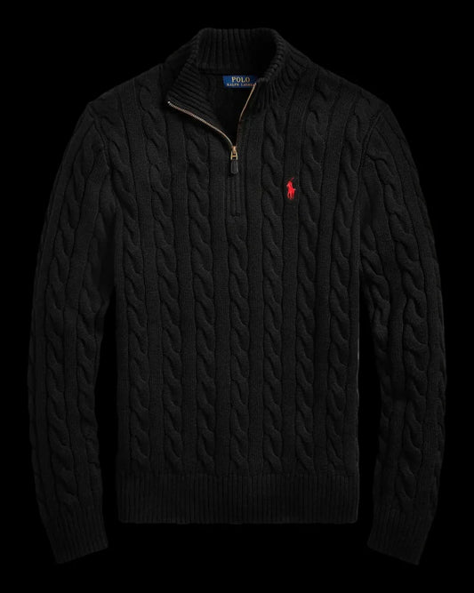 Ralph Lauren Quarter-Zip Black